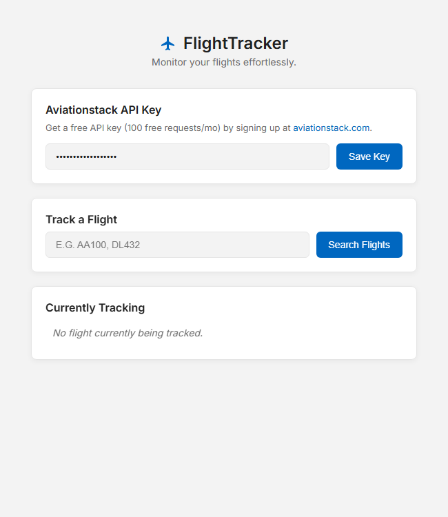 Options Configuration Interface