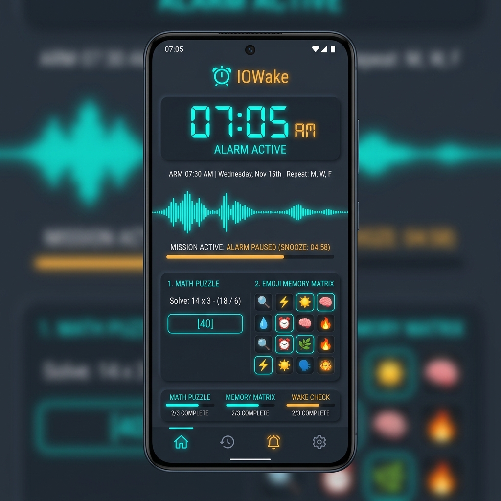 IOWake Discipline Alarm Demo