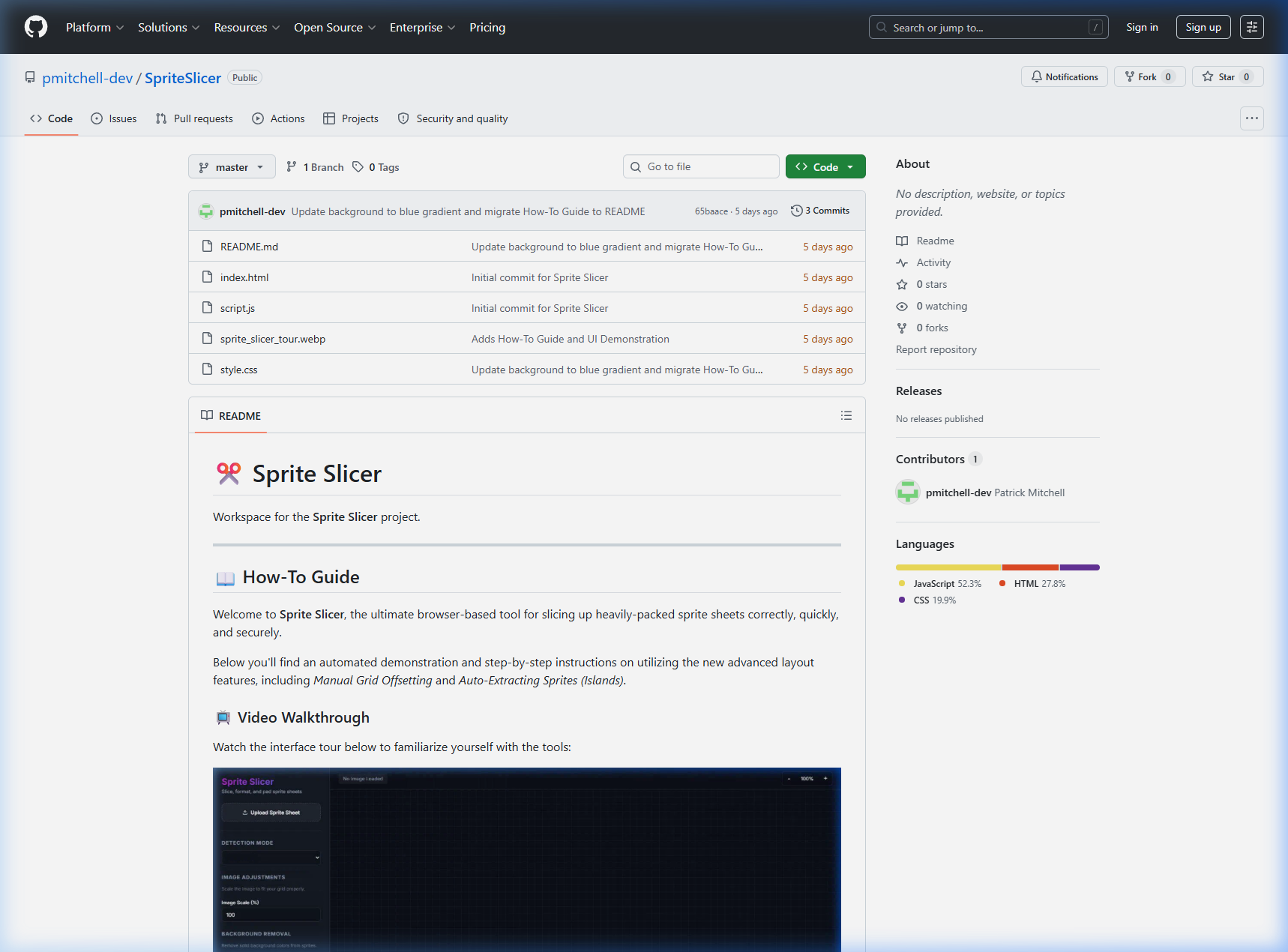 SpriteSlicer Interface Overview